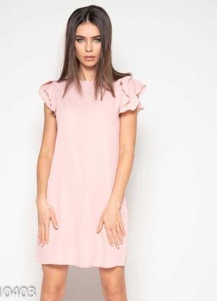 Плаття нове ніжне світло-рожеве розмір1 фото