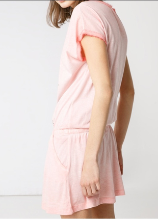 Трикотажное платье с принтом mango / s / модал, хлопок2 фото