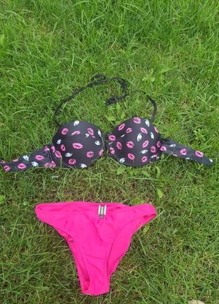 Купальник crop роздільний яскравий