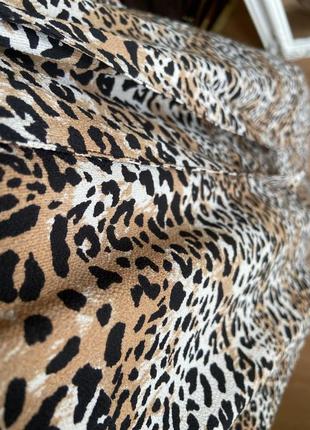 Платье леопардовый принт можно на пляж6 фото