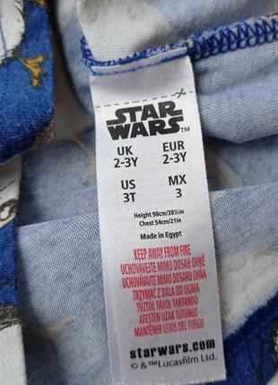 Star wars. тонкий реглан обманка на 2-3 года. 98 размер.6 фото