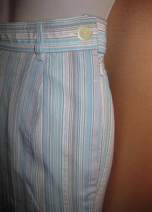 Класснющие літні брюки з кишенями з боків, marks & spencer, 10uk,км0957