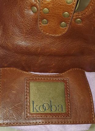 Винтажная, кожаная сумка kooba handcrafted8 фото