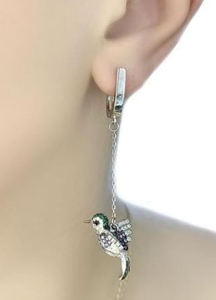 Серебряные серьги