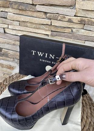 Twin set туфли кожаные italy6 фото