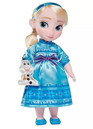 Кукла эльза в детстве, disney animators collection
