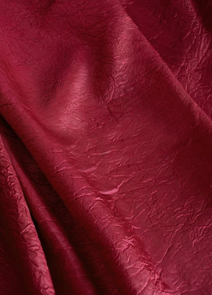 Портьерная ткань жатка бордового цвета5 фото