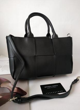 Шикарная кожаная сумка в стиле bottega 🔝💣🔝хит продаж