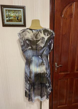 Шовкова сукня,накидка на купальник4 фото