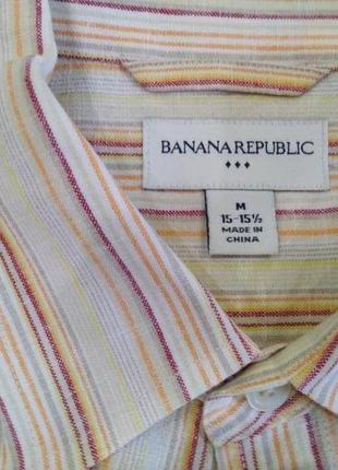 Дышащая мужская рубашка banana repuplic размер m2 фото