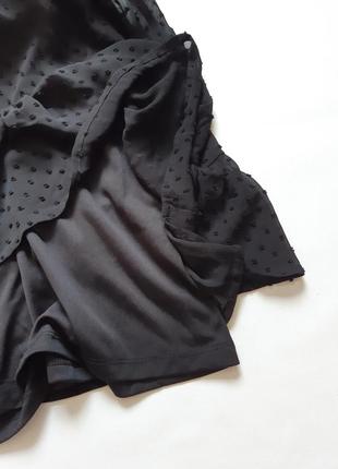 Чорне коротке плаття8 фото