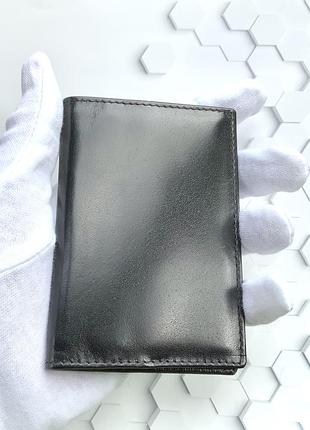 Кредитница landmark london вінтаж шкіра чорний10 фото