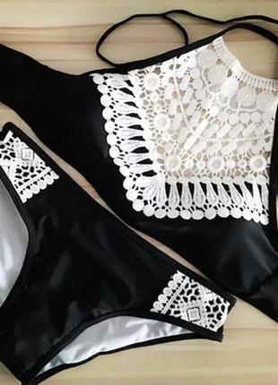 Купальник с кружевом. акция!!