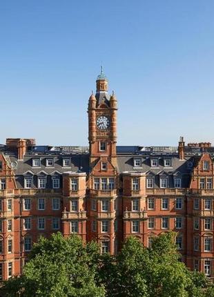 Кредитница landmark london вінтаж шкіра чорний2 фото