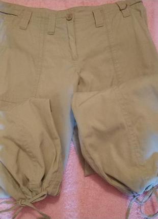 Фирменные летние лёгкие натуральные брюки, штаны, джоггеры, хлопок коттон5 фото