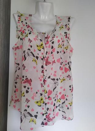 Блузка в "метеликів" ,wallis ,14