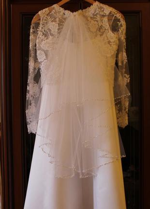 Свадебное платье, фата6 фото