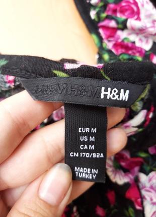 Футболка в цветочек h&m2 фото