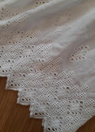 Красива ніжна легка блузка з прошвой польського бренду reserved4 фото