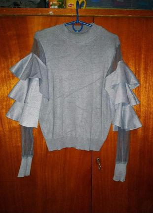 Кофточка з воланами!розпродаж!розміри різні!ціна 550 грн.