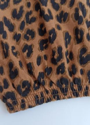 Крутой леопардовый ромпер комбинезон next на девочку 4-5 лет, 110 см4 фото