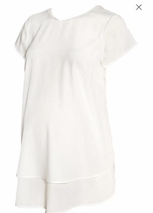 Блузка с коротким рукавов для беременных