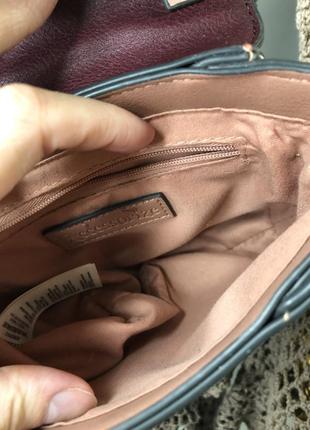 Маленька сумочка кроссбоди клатч через плече рожева пудра еко-шкіра o bag2 фото