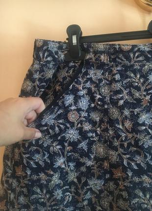 Батал большой размер легкая натуральная льняная юбка юбочка спидниця летняя2 фото