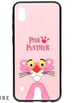 Чехол накладка для samsung galaxy a 10 toto cartoon print pink panter .