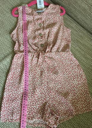 Красивий комбінезон ромпер шорти для дівчинки 6-7 років3 фото