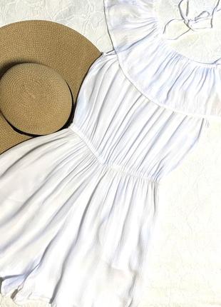 Легкий пляжный ромпер комбинезон пляжное платье1 фото
