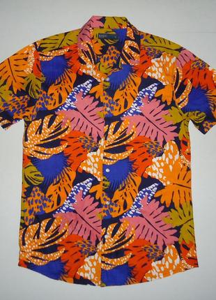 Рубашка  гавайская  easy cotton яркая (s)