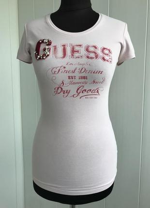 Футболка розовая guess