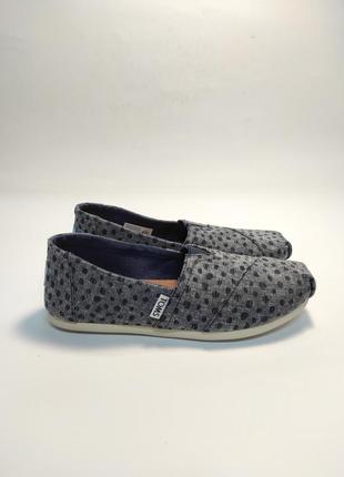 Балетки котонові toms нові оригінал брендові тапки