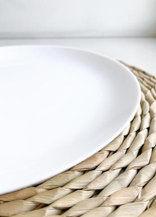 Білі тарілки, 27,3 см2 фото