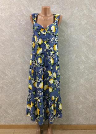 Сарафан міді з гудзиками tu