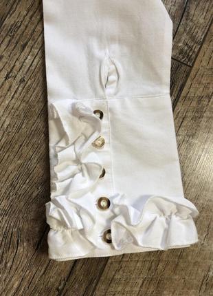 Блуза, белая блуза, винтаж.7 фото