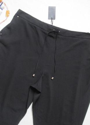 Шикарные черные штаны джоггеры батал высокая посадка bonmarche 🍒🍓🍒2 фото