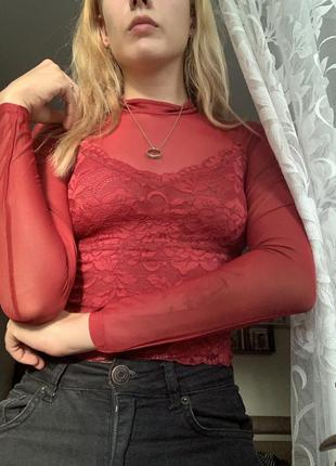 Нежная красивая блузка-топ1 фото