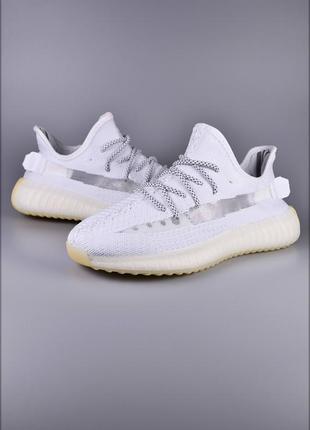 Мужские кроссовки adidas yeezy white