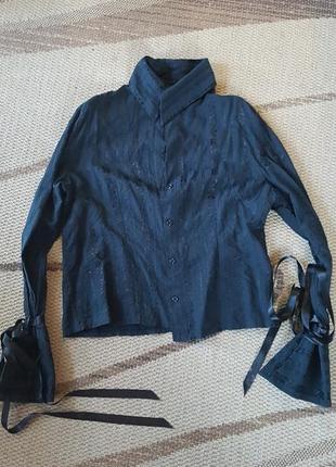 Шикарная рубашка с оригинальными рукавами