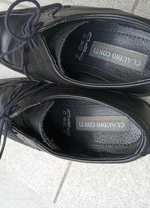 Туфли мужские кожаные claudio conti (германия) размер 434 фото