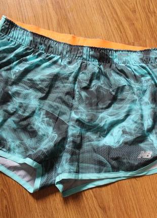 Суперстильные беговые шорты с подкладкой new balance accelerate printed short