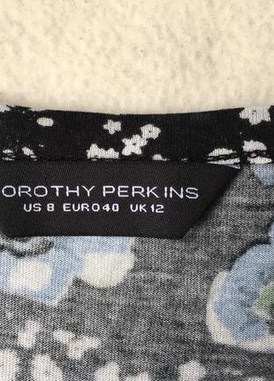 Удлиненная нарядная майка топ dorothy perkins цветочный принт9 фото