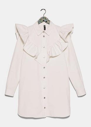 Сукня з воланом zara.