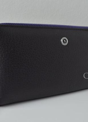 Кошелек 1234 натуральная кожа темно-фиолетовый5 фото