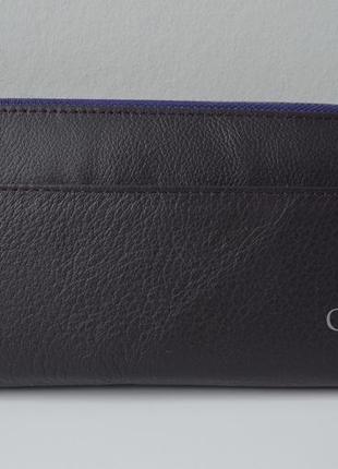 Кошелек 1234 натуральная кожа темно-фиолетовый10 фото