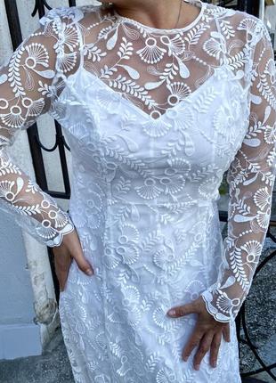 Скидка!!! шикарное свадебное платье ivy&oak3 фото