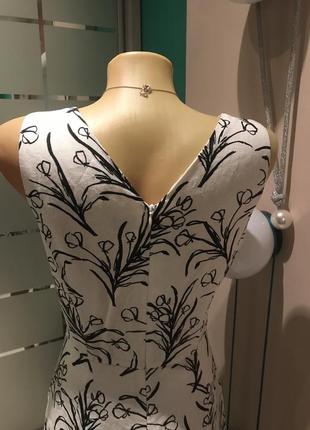 Льняное платье классика 4