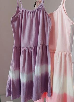 Сарафан розовый, сиреневый девочке 104,122 см 00315